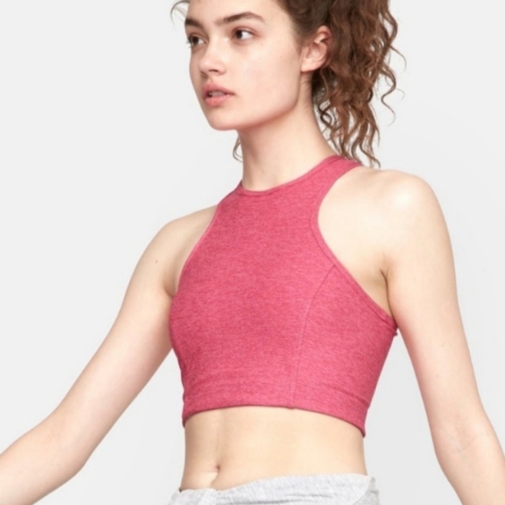 Outdoor Voices Women Small Crop Top Sports Bra Active Court Performance Tennis